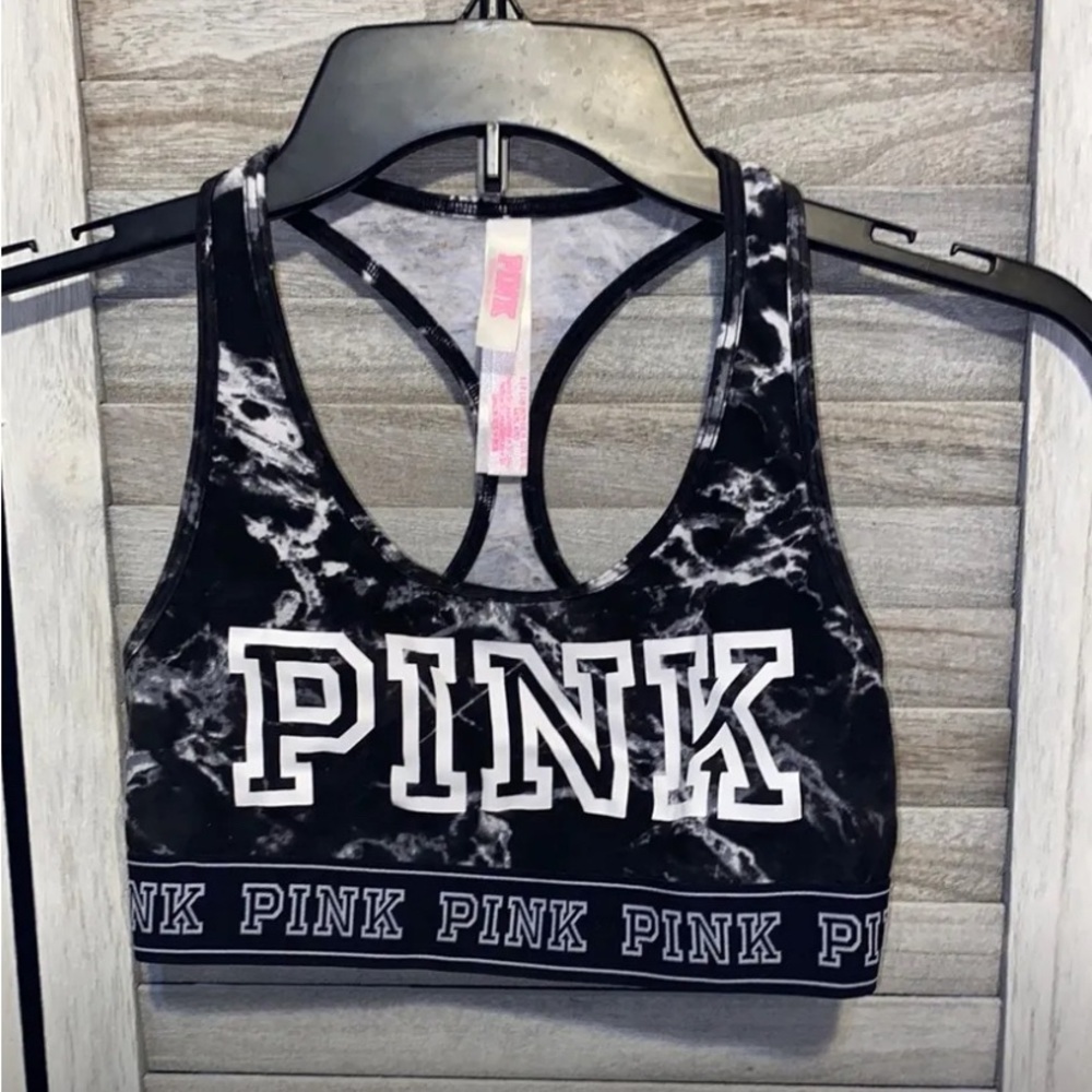 PINK Victoria's Secret Marble Sports Bra
